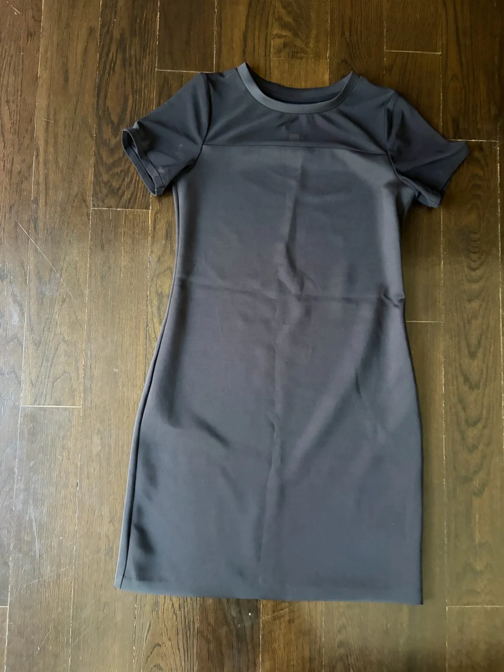 Michael Kors Black Dress with Ivory Label Detail